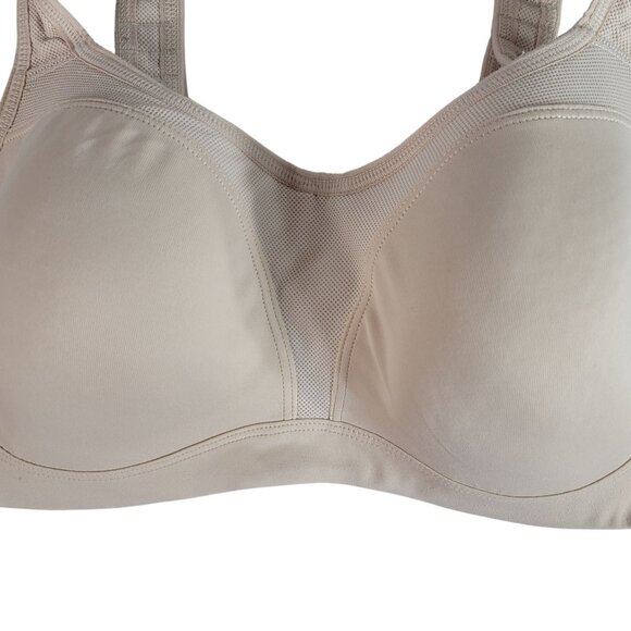 Wacoal Lindsey Contour Underwire Sports Bra Tan 38C Full Cover Seamless 853209 - Picture 3 of 11